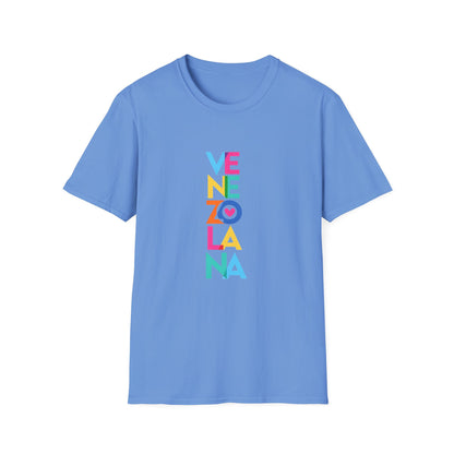 Venezolana Vertical Color Block T-Shirt | Venezuela Pride