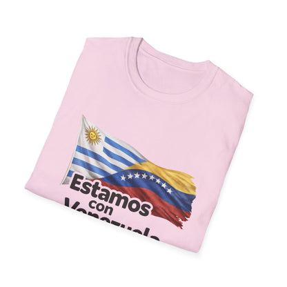 Uruguay Estamos con Venezuela T-Shirt | Venezuelan flag design, solidarity tee
