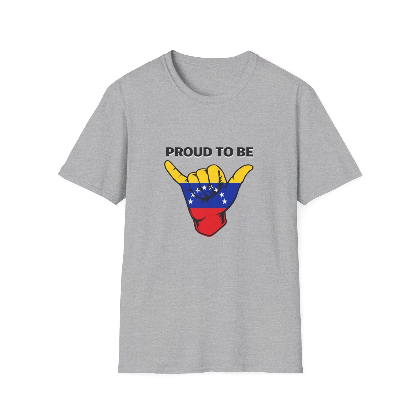 Proud to be Venezuelan T-Shirt | Venezuela Flag Shaka Graphic