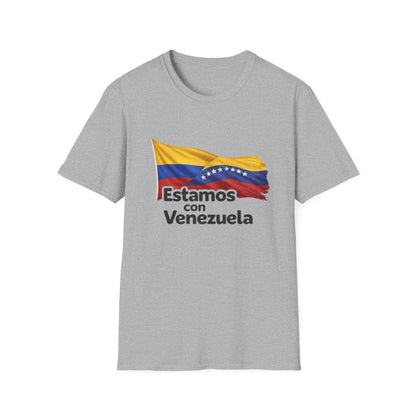 Colombia Estamos con Venezuela T-Shirt | Venezuelan Flag, Patriotic Shirt