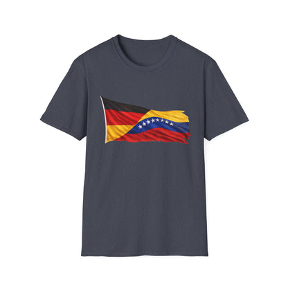 Venezuela Germany Flag Wave T-Shirt