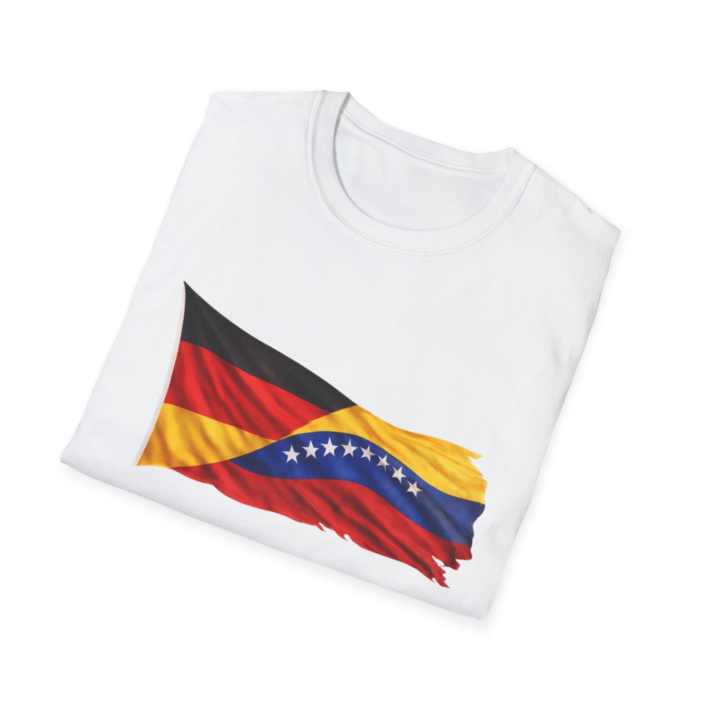 Venezuela Germany Flag Wave T-Shirt