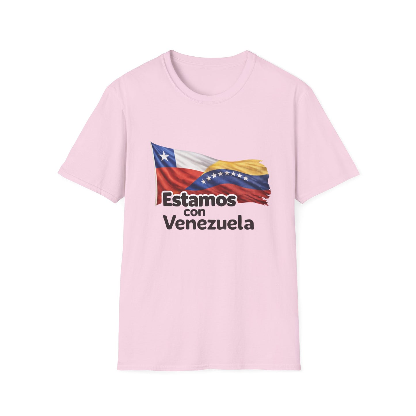 Chile Estamos con Venezuela T-Shirt | Venezuelan Flag Support Tee