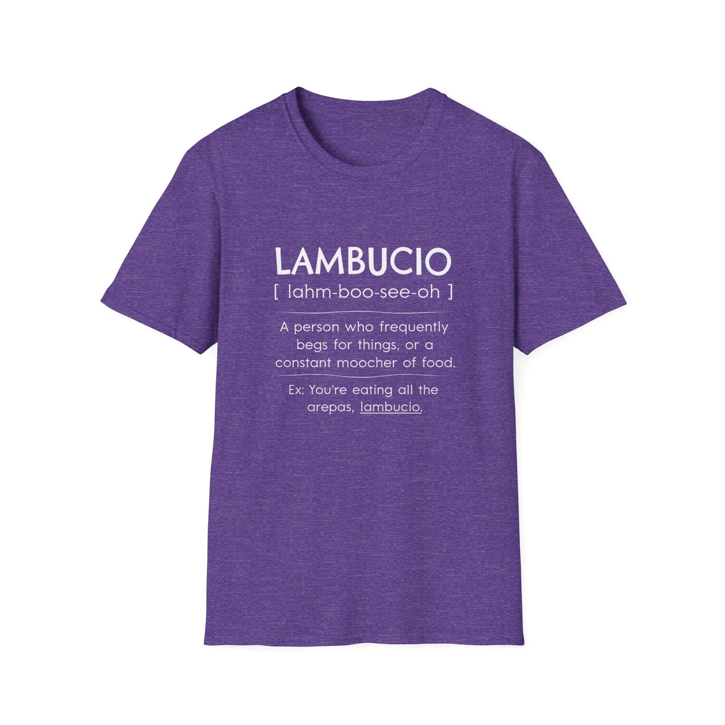 Lambucio definition T-Shirt | Funny Foodie Phrase Tee