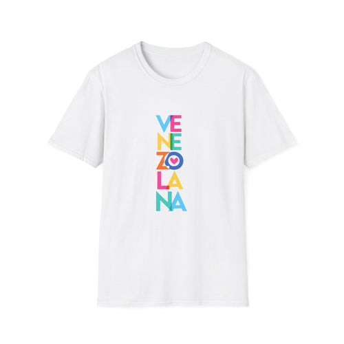 Venezolana Vertical Color Block T-Shirt | Venezuela Pride