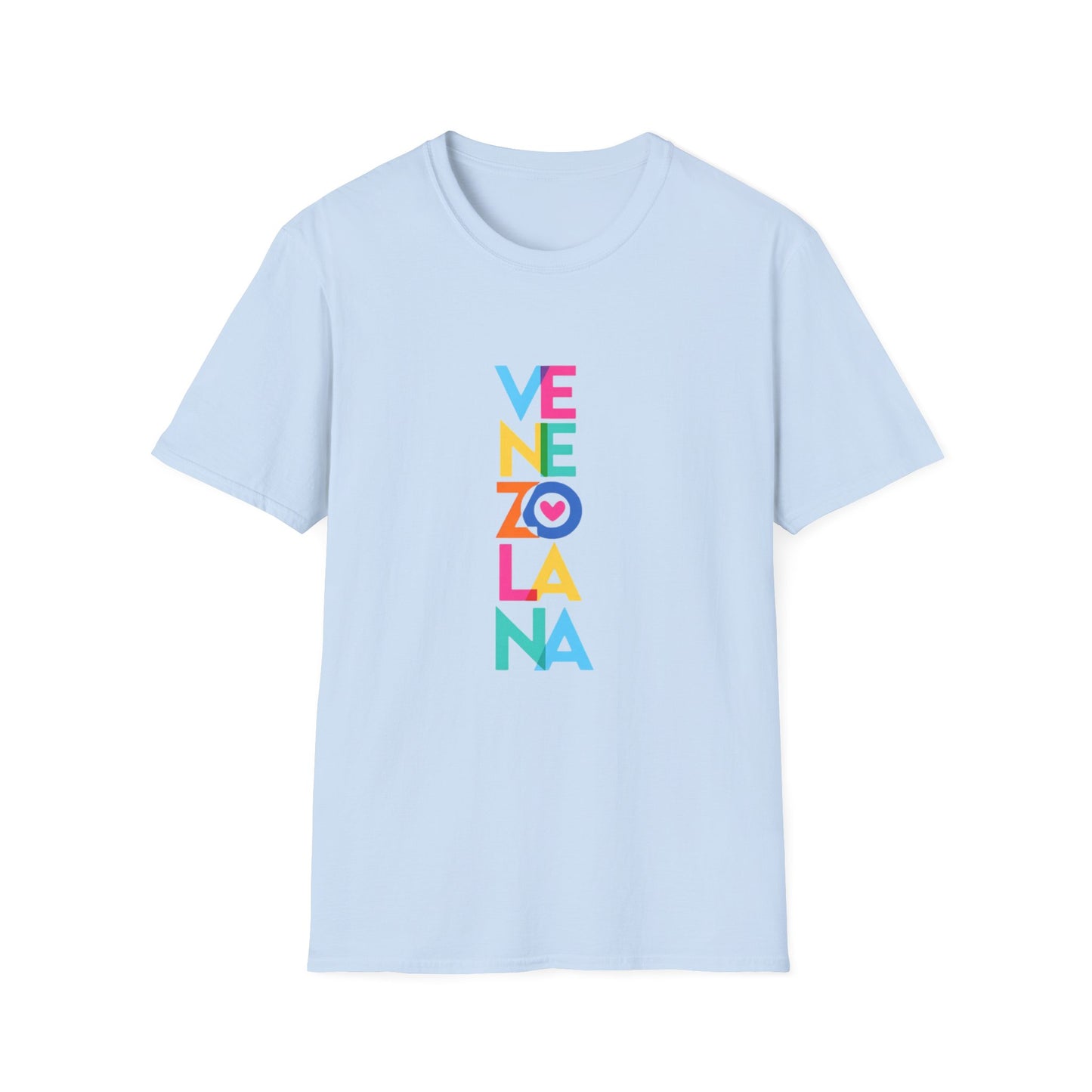Venezolana Vertical Color Block T-Shirt | Venezuela Pride