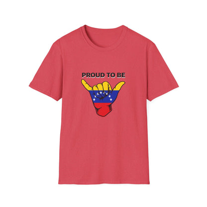 Proud to be Venezuelan T-Shirt | Venezuela Flag Shaka Graphic