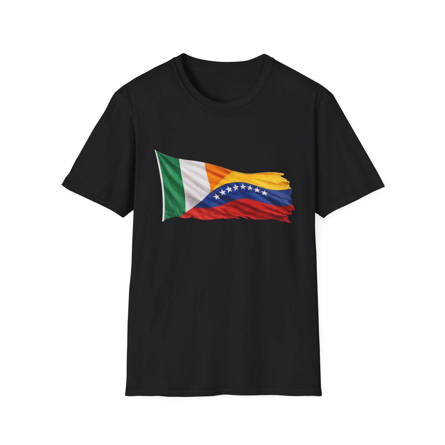 Venezuela Ireland Flag Mashup T-Shirt — Dual Heritage Pride Tee